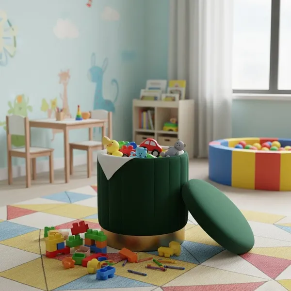 The_Cleo_Storage_Ottoman_-_Forest_Green_|_PixiePine