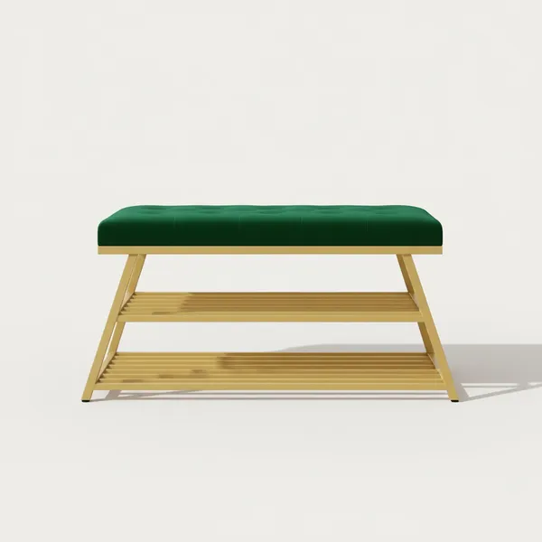 The_Dex_Shoe_Rack_Bench_-_Forest_Green_|_PixiePine