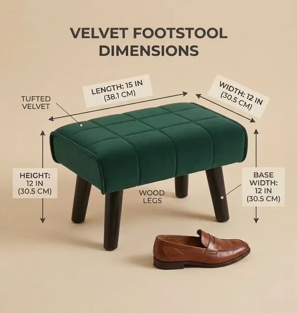 The_Luca_Footstool_-_Forest_Green_|_PixiePine