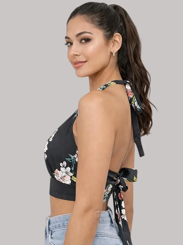 Black_Floral_Halter_Neck_Wrap_Top_With_Adjustable_Wrap_Waist