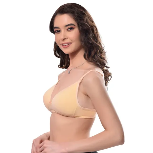 Beige_Wirefree_Everyday_Lightly_Padded_Bra_-_Full_Support_Regular_Cotton_Bra_Non-Wired_Wirefree_Adjustable_Straps_Anti_Bacterial_For_Women