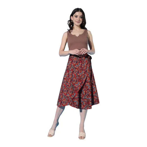 Multicolor_Midi_Jaipuri_Print_Wrap_Around_Maxi_Skirt_|_Wear_Midi_Skirt_Color_-_Maroon_For_Women