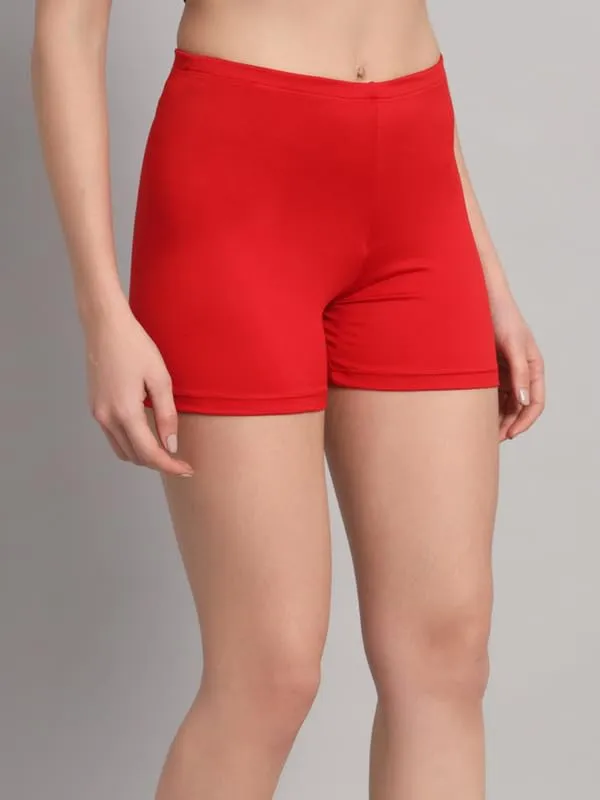 Red_Workout_Yoga_Athletic_Running_Dance_Gym_Shorts_High_Waist_Cheerleader_Volleyball_Short_Pants_For_Women_Pack_Of_2