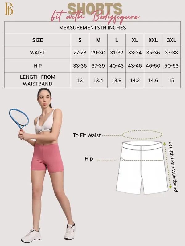 Red_Workout_Yoga_Athletic_Running_Dance_Gym_Shorts_High_Waist_Cheerleader_Volleyball_Short_Pants_For_Women_Pack_Of_2