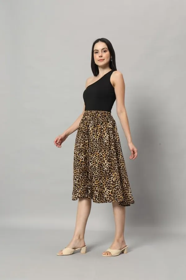 Tiger_Textured_Printed_Midi_Around_Skirt_Wear_Midi_Skirt_For_Women