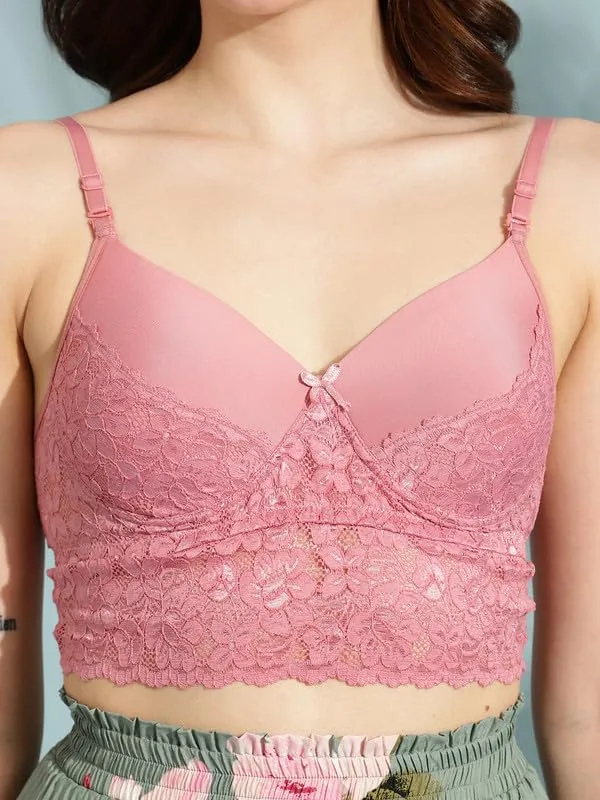 Rose_Lace_Lightly_Padded_Full_Cup_Wire_Free_Bralette_Bra_For_Women