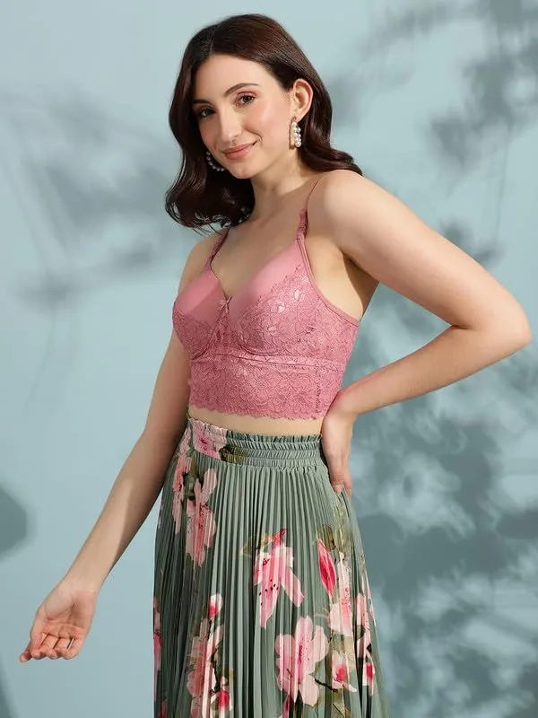 Rose_Lace_Lightly_Padded_Full_Cup_Wire_Free_Bralette_Bra_For_Women