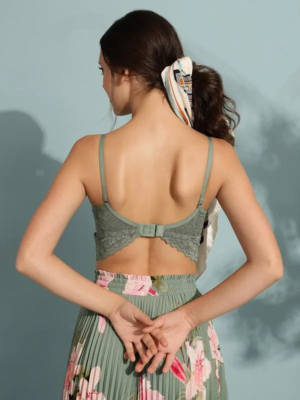 Olive_Green_Lace_Lightly_Padded_Full_Cup_Wire_Free_Bralette_Bra_For_Women