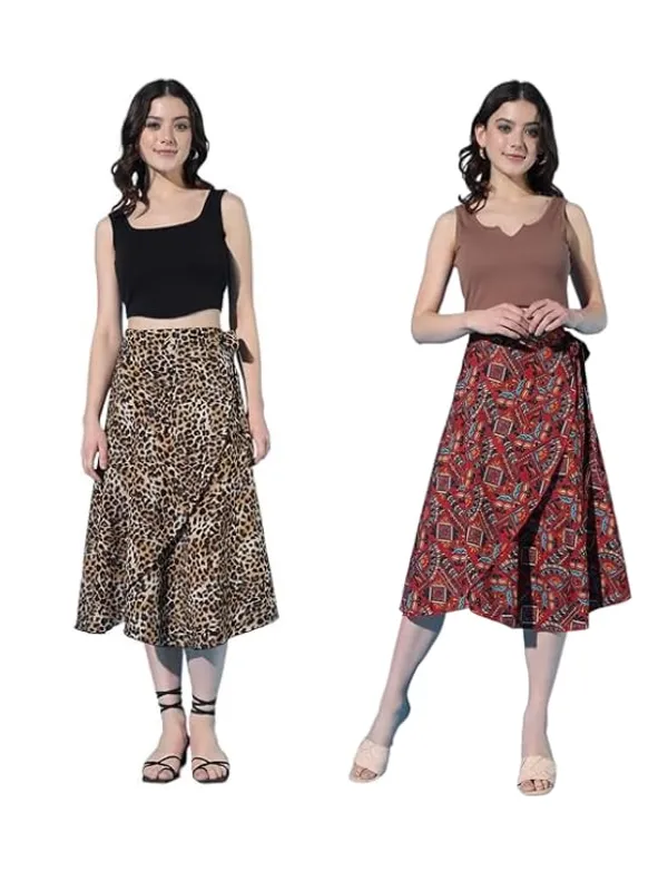 Cheetah_Maroon_Combo_Midi_Printed_Wrap_Around_Maxi_Skirt_|_Wear_Midi_Skirt_For_Women_(Pack_Of_2)