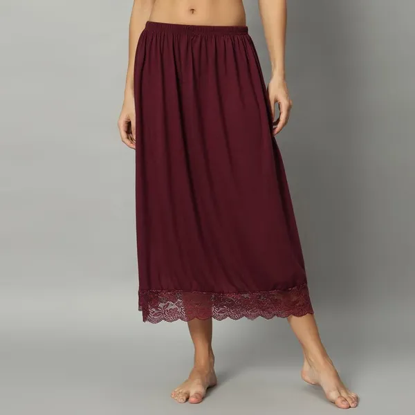 Wine_Hosiery_Petticoat_And_Inskirt_Underskirt_Cotton_Inskirt_Saree_Petticoats_For_Women