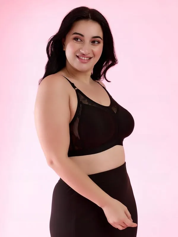 Black_Shaper_Non-Padded_Full_Coverage_Cup_Wire_Free_T-Shirt_Bra_For_Women