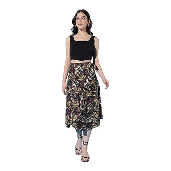 Black_Midi_Textured_Print_Wrap_Around_Skirt_|_Wear_Midi_Skirt_For_Women