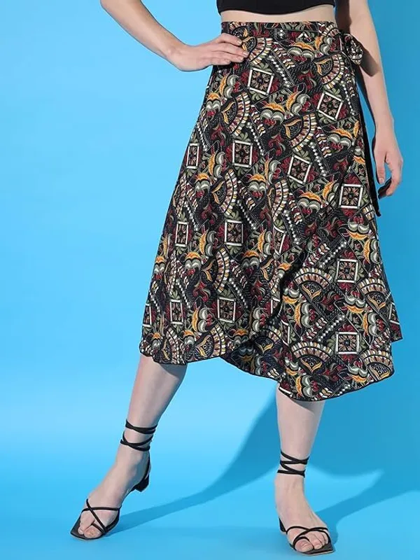 Black_Midi_Textured_Print_Wrap_Around_Skirt_|_Wear_Midi_Skirt_For_Women