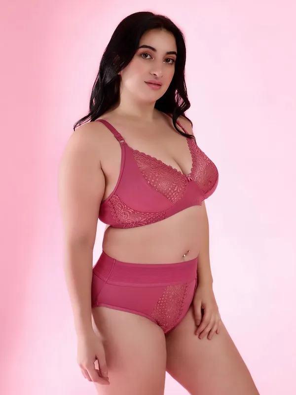 Rose_Gorgeous_Bridal_Honeymoon_Cotton_Designer_Bra_Panty_Set_Lace_Push_Up_Non-Wired_Solid_Lingerie_Lace_Bra_And_Hipster_50Mm_Broad_Belt_Panty_Set_And_Lingerie_Set_For_Women