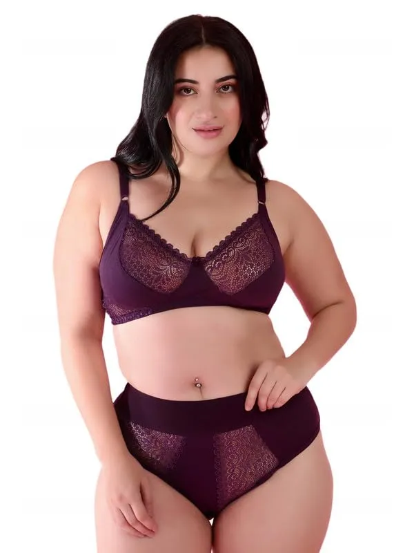 Wine_Gorgeous_Bridal_Honeymoon_Cotton_Designer_Bra_Panty_Set_Lace_Push_Up_Non-Wired_Solid_Lingerie_Lace_Bra_And_Hipster_50Mm_Broad_Belt_Panty_Set_And_Lingerie_Set_For_Women