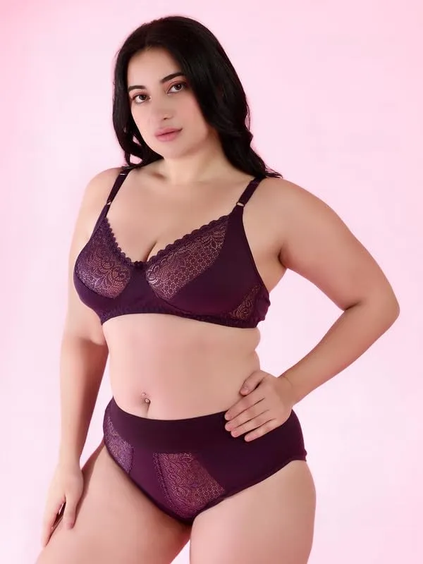 Wine_Gorgeous_Bridal_Honeymoon_Cotton_Designer_Bra_Panty_Set_Lace_Push_Up_Non-Wired_Solid_Lingerie_Lace_Bra_And_Hipster_50Mm_Broad_Belt_Panty_Set_And_Lingerie_Set_For_Women