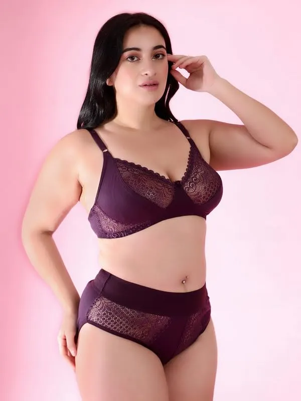 Wine_Gorgeous_Bridal_Honeymoon_Cotton_Designer_Bra_Panty_Set_Lace_Push_Up_Non-Wired_Solid_Lingerie_Lace_Bra_And_Hipster_50Mm_Broad_Belt_Panty_Set_And_Lingerie_Set_For_Women