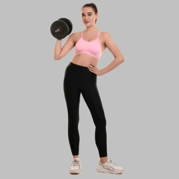 Pink_Non-Padded_Full_Coverage_Cup_Wire_Free_Bra_For_Women