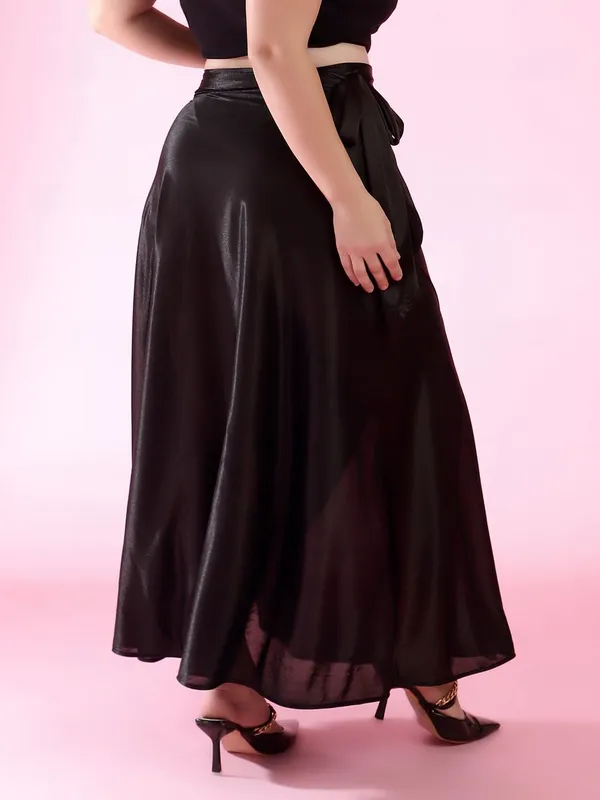 Wine_Long_Wrap_Around_Maxi_Skirt_|_Wear_Long_Skirt_|_For_Women