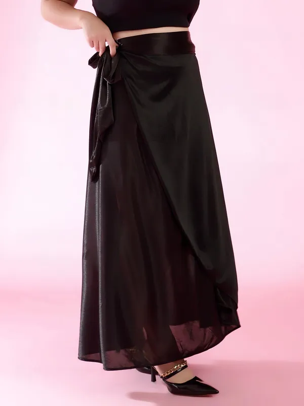Wine_Long_Wrap_Around_Maxi_Skirt_|_Wear_Long_Skirt_|_For_Women