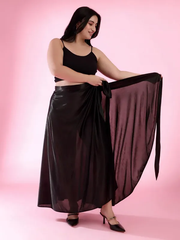Wine_Long_Wrap_Around_Maxi_Skirt_|_Wear_Long_Skirt_|_For_Women