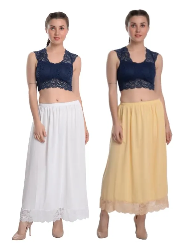 White_Skin_Hosiery_Petticoat_And_Inskirt_Underskirt_Cotton_Inskirt_Saree_Petticoats_For_Women_(Pack_Of_2)