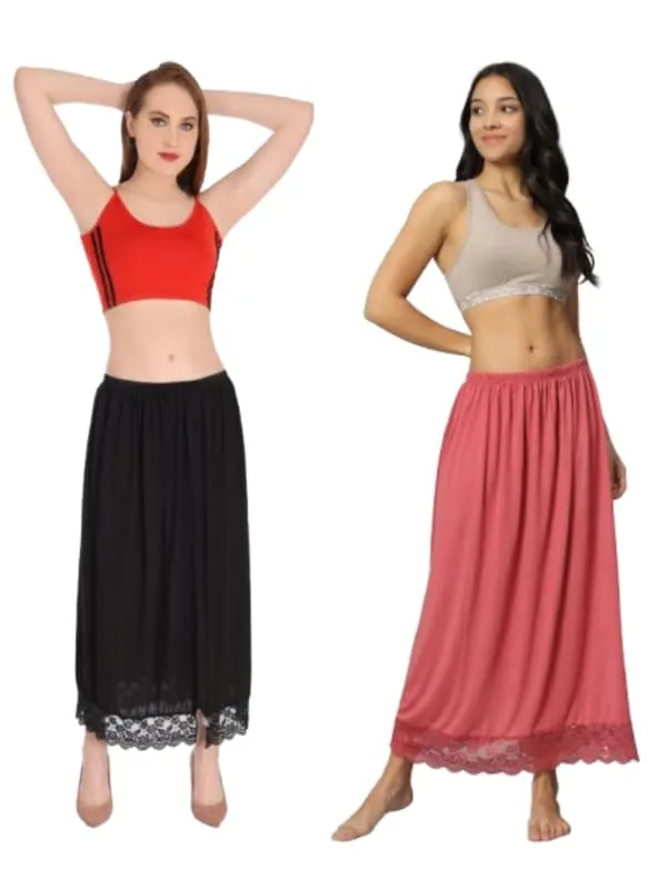 Multicolour_Hosiery_Petticoat_And_Inskirt_Underskirt_Cotton_Inskirt_Saree_Petticoats_For_Women_(Pack_Of_2)