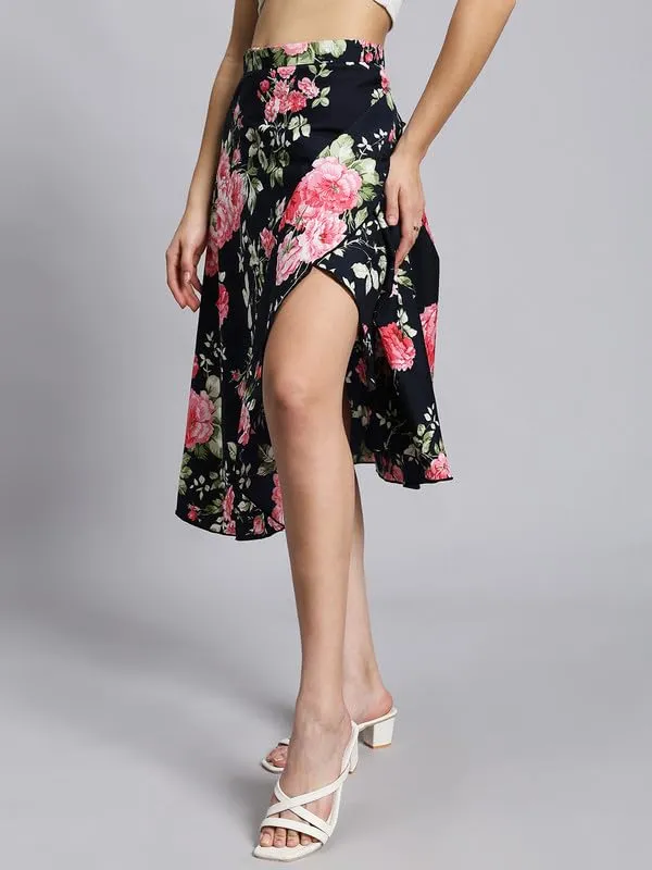 Dark_Blue_Floral_Midi_Textured_Print_Wrap_Around_Maxi_Skirt_|_Wear_Midi_Skirt_For_Women