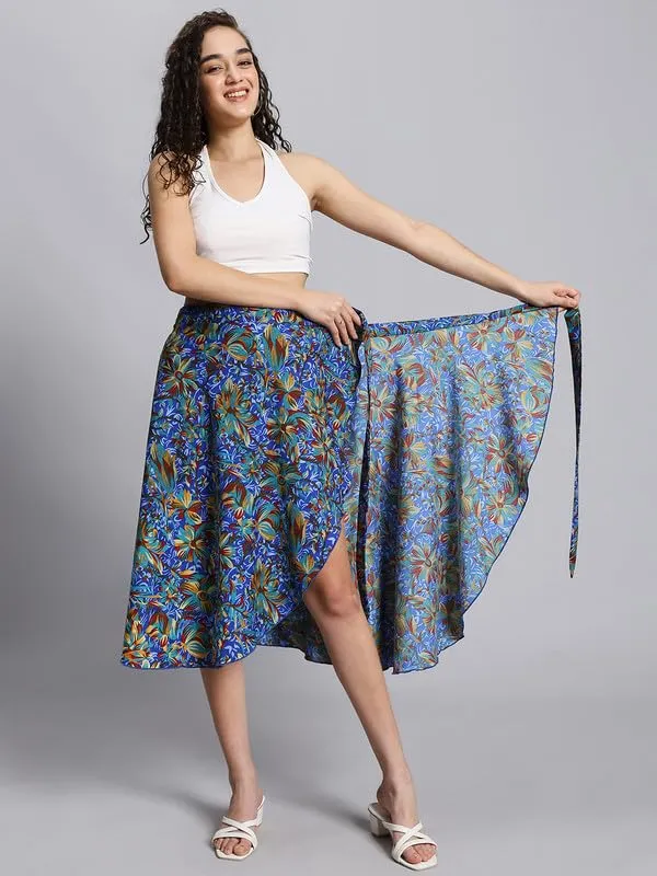 Blue_Floral_Midi_Textured_Print_Wrap_Around_Maxi_Skirt_|_Wear_Midi_Skirt_For_Women