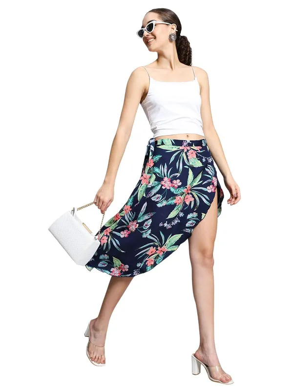Aloe_Vera_Blue_Midi_Textured_Print_Wrap_Around_Skirt_|_Wear_Midi_Skirt_For_Women