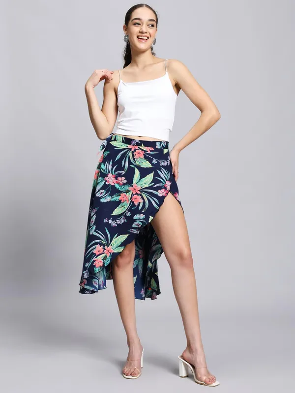 Aloe_Vera_Blue_Midi_Textured_Print_Wrap_Around_Skirt_|_Wear_Midi_Skirt_For_Women