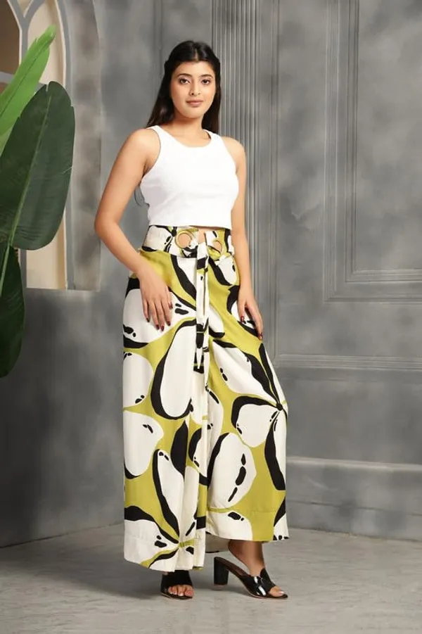 Lime_Green_High-Waist_Cocktail_Wrap_Around_Maxi_Skirt_With_Brass_Ring_Tie-Up_Closure_|_Adjustable_Floor-Length_Saree_Drape_Inspired_Wrap_Skirt_For_Women