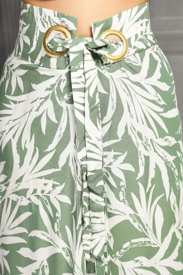 Green_High-Waist_Cocktail_Wrap_Around_Maxi_Skirt_With_Brass_Ring_Tie-Up_Closure_|_Adjustable_Floor-Length_Saree_Drape_Inspired_Wrap_Skirt_For_Women