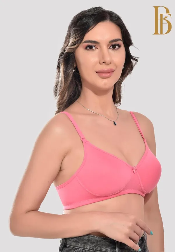 Pink_Non-Wired_Padded_Magnet_Bra_For_Women