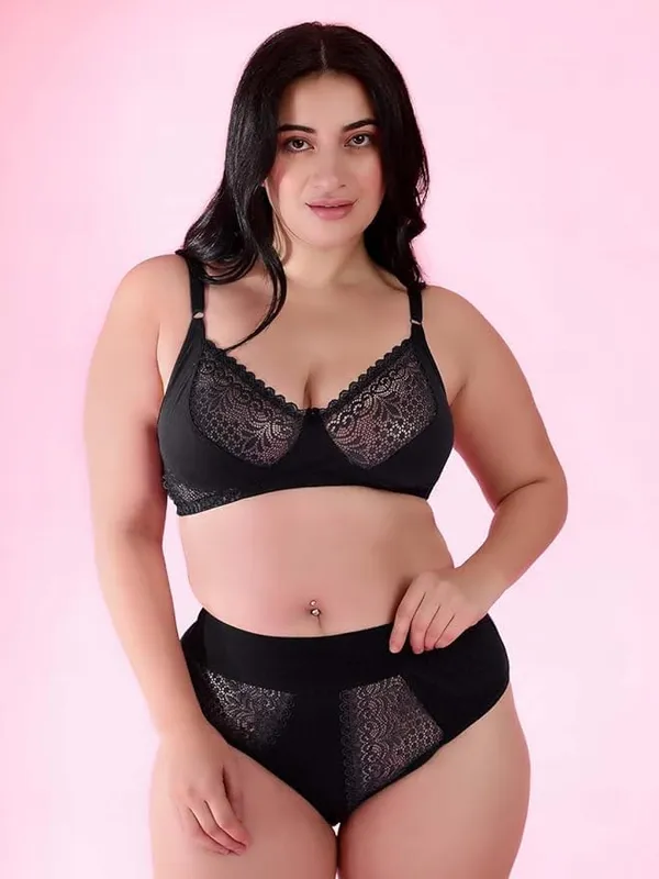 Black_&_Wine_Gorgeous_Bridal_Honeymoon_Cotton_Designer_Bra_Panty_Set_Lace_Push_Up_Non-Wired_Solid_Lingerie_Lace_Bra_And_Hipster_50Mm_Broad_Belt_Panty_Set_And_Lingerie_Set_For_Women_(Pack_Of_2)