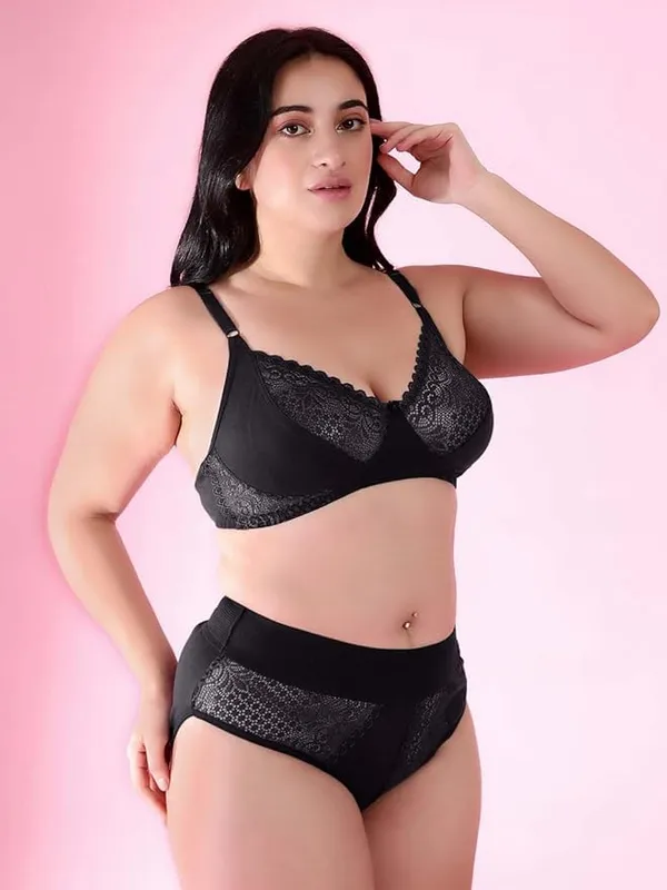 Black_&_Wine_Gorgeous_Bridal_Honeymoon_Cotton_Designer_Bra_Panty_Set_Lace_Push_Up_Non-Wired_Solid_Lingerie_Lace_Bra_And_Hipster_50Mm_Broad_Belt_Panty_Set_And_Lingerie_Set_For_Women_(Pack_Of_2)
