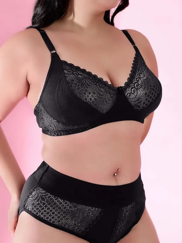 Black_&_Red_Gorgeous_Bridal_Honeymoon_Cotton_Designer_Bra_Panty_Set_Lace_Push_Up_Non-Wired_Solid_Lingerie_Lace_Bra_And_Hipster_50Mm_Broad_Belt_Panty_Set_And_Lingerie_Set_For_Women_(Pack_Of_2)