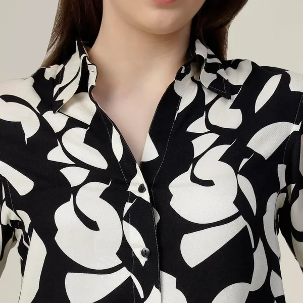 Black_Ivory_2_Piece_Co-Ords_Set_Premium_Viscose_Rayon_Shirt_Dickey_Collar_Full_Sleeve_Regular_Fit_Casual_Shirt_Trousers_Printed_Design_For_Women