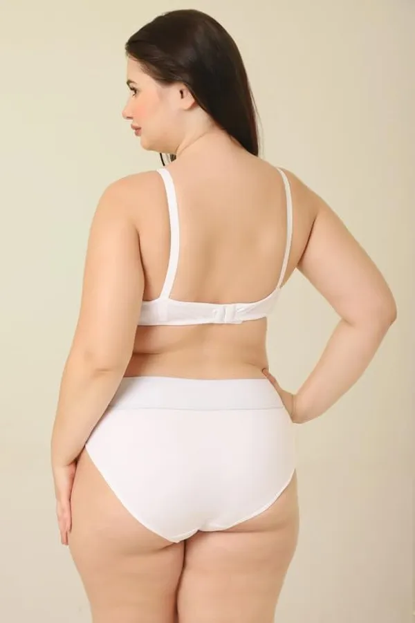 White_Gorgeous_Bridal_Honeymoon_Cotton_Designer_Bra_Panty_Set_Lace_Push_Up_Non-Wired_Solid_Lingerie_Lace_Bra_And_Hipster_50Mm_Broad_Belt_Panty_Set_And_Lingerie_Set_For_Women