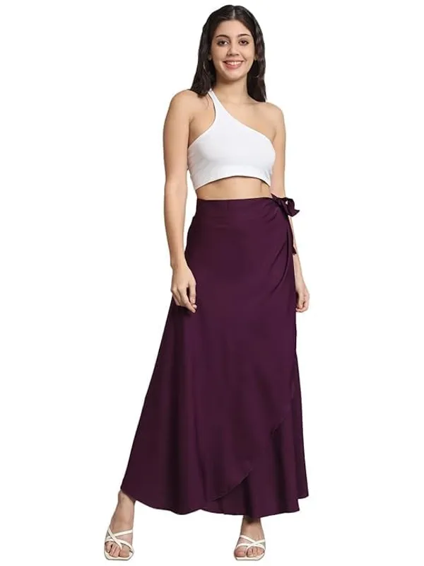 Wine_Long_Wrap_Around_Maxi_Skirt_|_Wear_Long_Skirt_For_Women