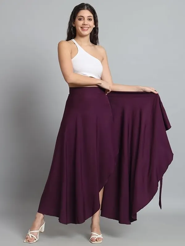 Wine_Long_Wrap_Around_Maxi_Skirt_|_Wear_Long_Skirt_For_Women