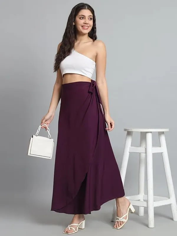 Wine_Long_Wrap_Around_Maxi_Skirt_|_Wear_Long_Skirt_For_Women