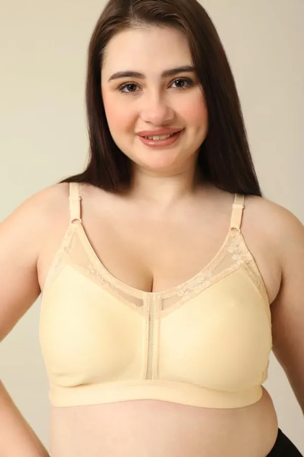 Skin_Shaper_Non-Padded_Full_Coverage_Cup_Wire_Free_T-Shirt_Bra_For_Women