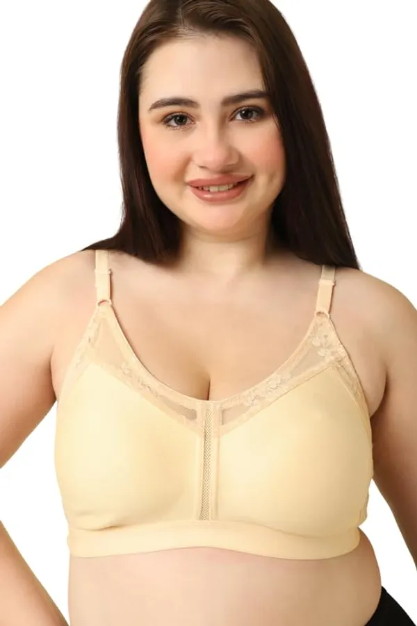 Skin_Shaper_Non-Padded_Full_Coverage_Cup_Wire_Free_T-Shirt_Bra_For_Women