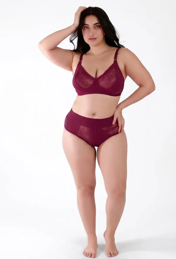 Gorgeous_Bridal_Honeymoon_Cotton_Designer_Bra_Panty_Set_Lace_Push_Up_Non-Wired_Solid_Lingerie_Lace_Bra_and_Hipster_50MM_Broad_Belt_Panty_Set_for_Women_and_Girls_Lingerie_Set