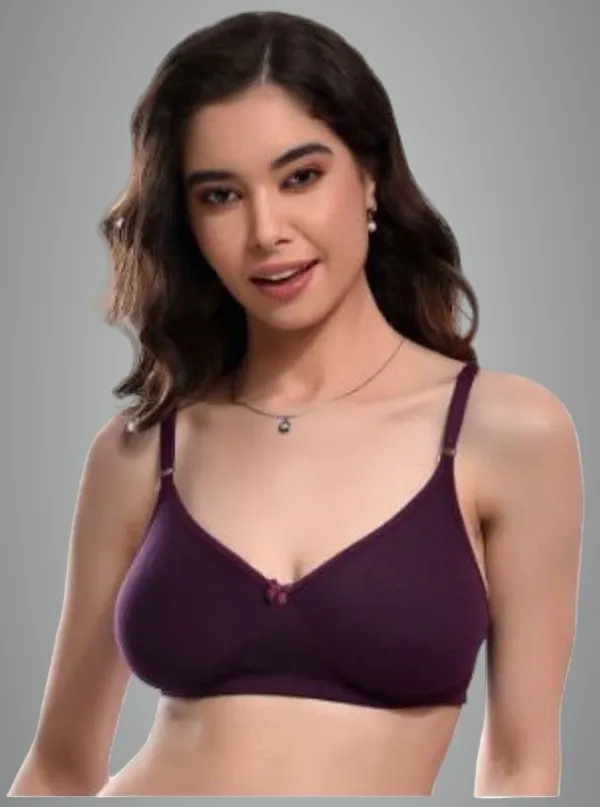 Purple_Everyday_Non_Padded_Bra_Full_Support_Regular_Cotton_Bra_Non-Wired_Wirefree_Adjustable_Straps_Anti_Bacterial_For_Women