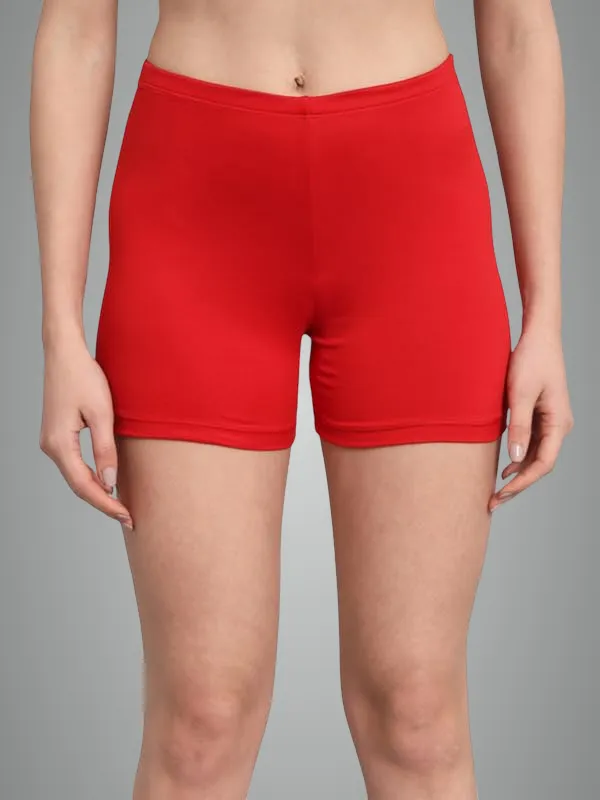 Red_Workout_Yoga_Athletic_Running_Dance_Gym_Shorts_High_Waist_Cheerleader_Volleyball_Short_Pants_For_Women_Pack_Of_2