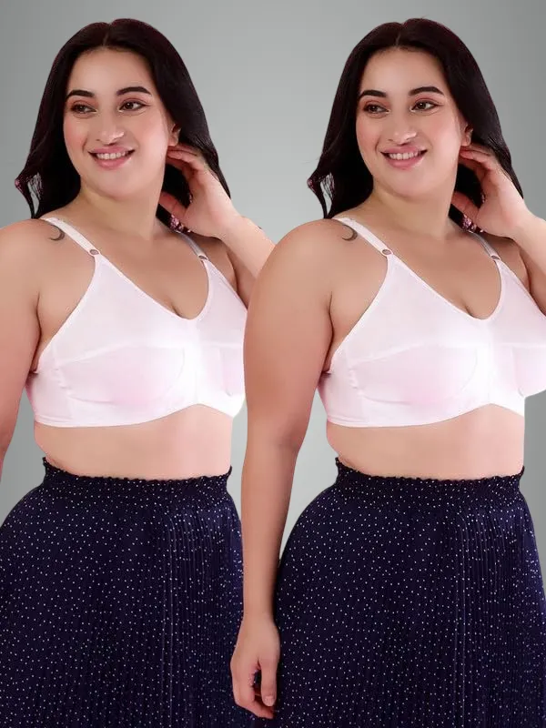 White_Cotton_Non-Padded_Wired_Regular_Bra_For_Women_(Pack_Of_2)