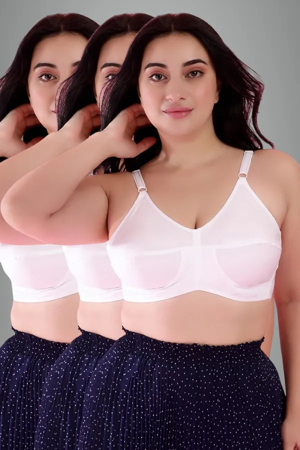 White_Every_Day_Full_Coverage_Non-Padded_Non_Wired_Pure_Cotton_Bra_For_Women_(Pack_Of_3)