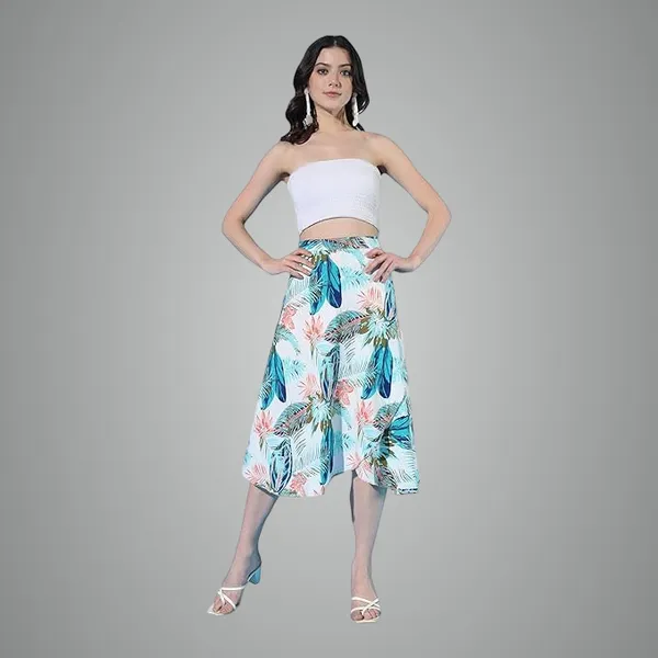 White_Midi_Textured_Print_Wrap_Around_Skirt_|_Wear_Midi_Skirt_For_Women